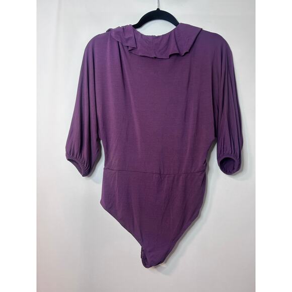 NWT Rachel Zoe Bodysuit. Size Medium in Faded Plum. - Picture 4 of 4